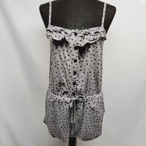 Xhilaration Gray Romper Dress